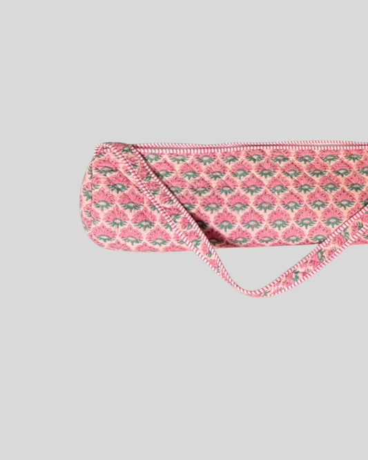 Blush Lotus Yoga Mat Bag