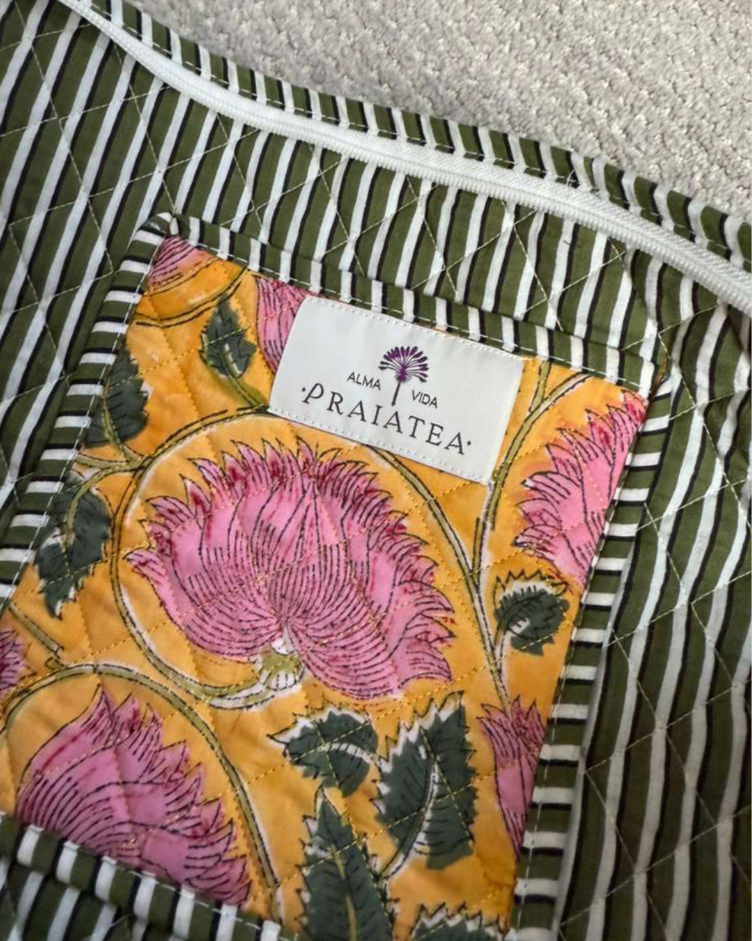 Yellow Bloomfield Yoga Mat Bag